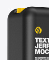 Textured Jerrycan Mockup