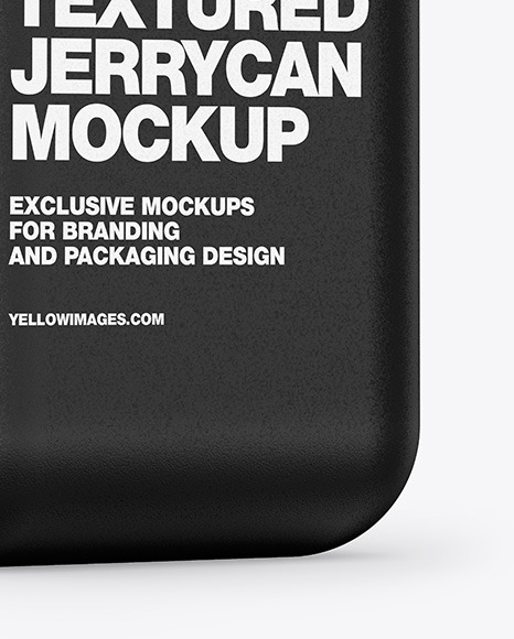 Textured Jerrycan Mockup