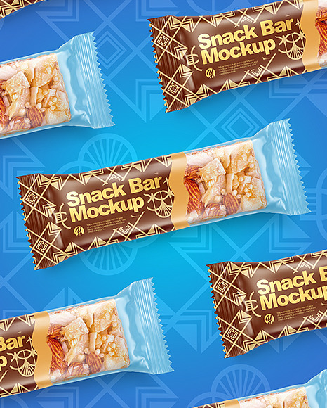 Muesli Snack Bar Mockup