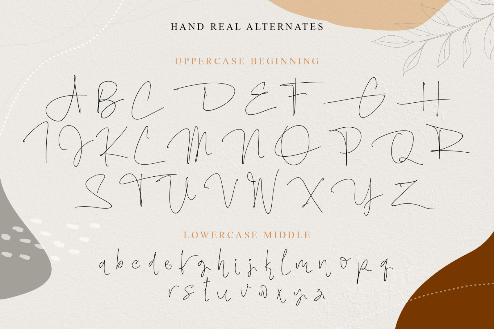 Hand Real Font Hand Real Font