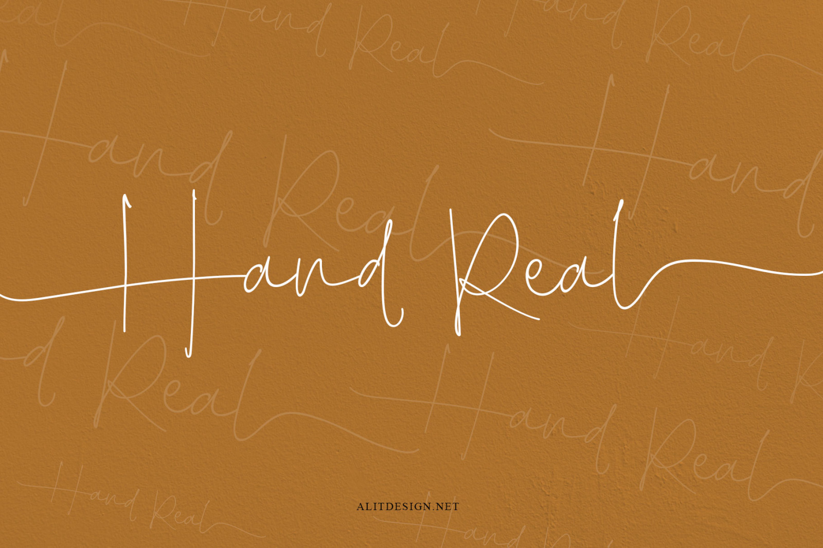 Hand Real Font Hand Real Font