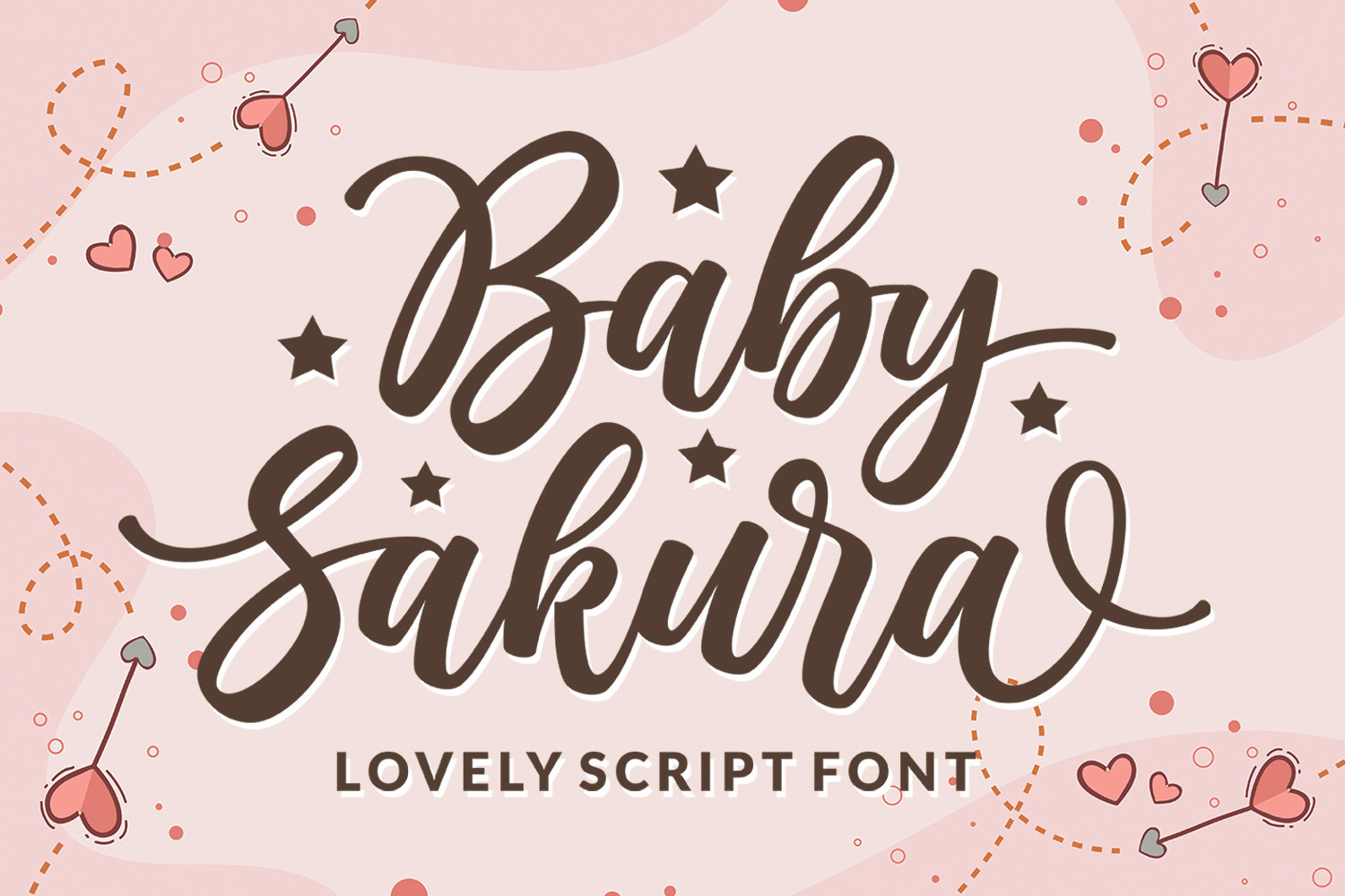 Baby Sakura - Lovely Script Font