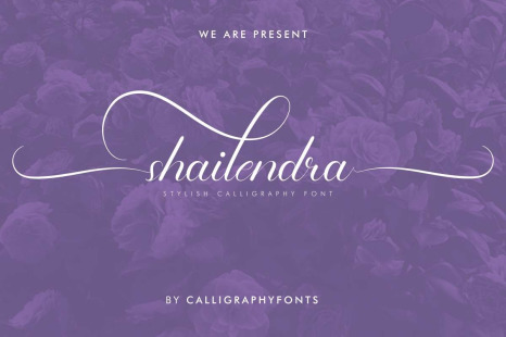 Shailendra Calligraphy Font - Original