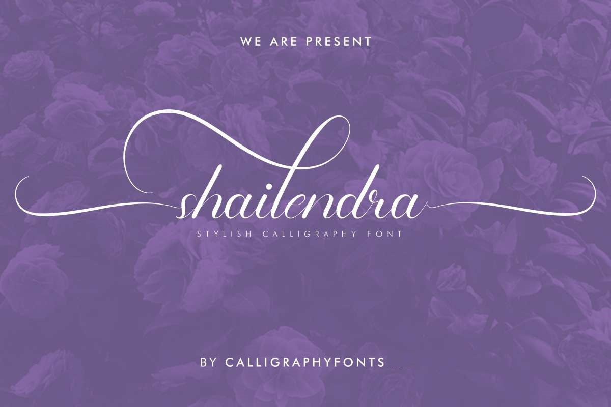 Shailendra Calligraphy Font Shailendra Calligraphy Font
