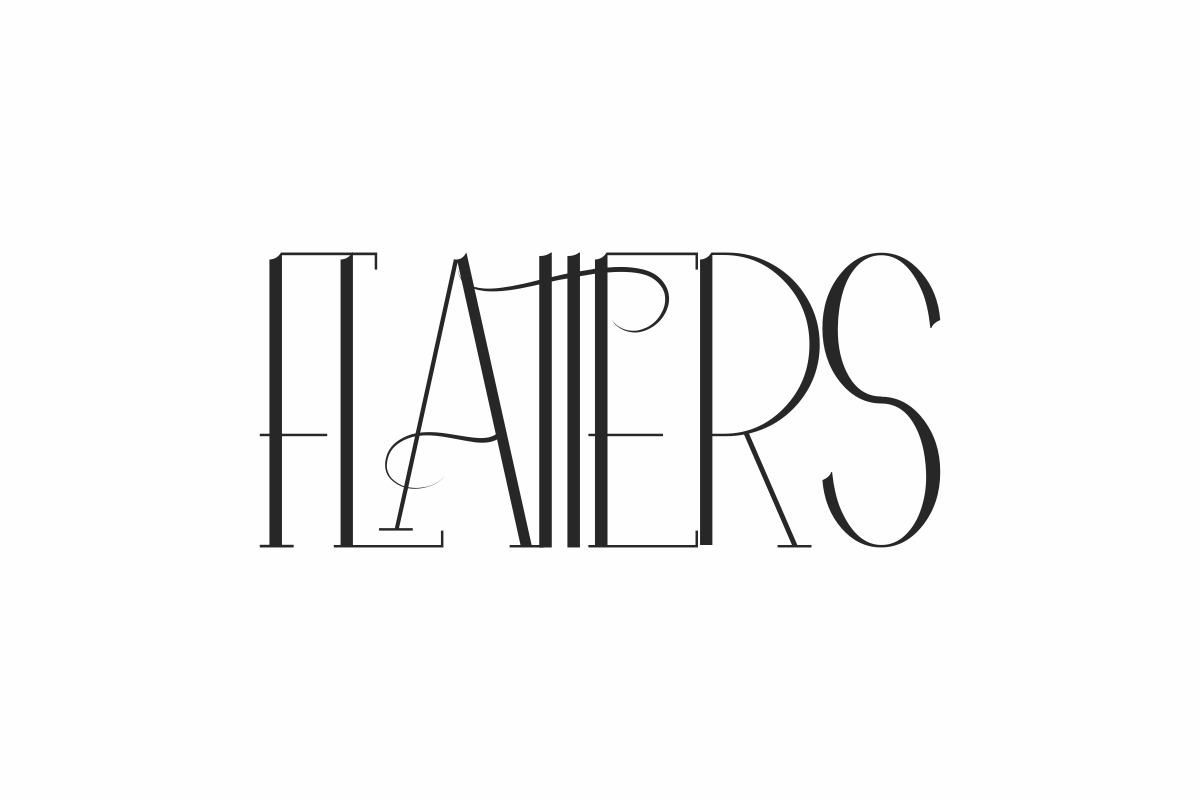 Flatters Serif Font Flatters Serif Font