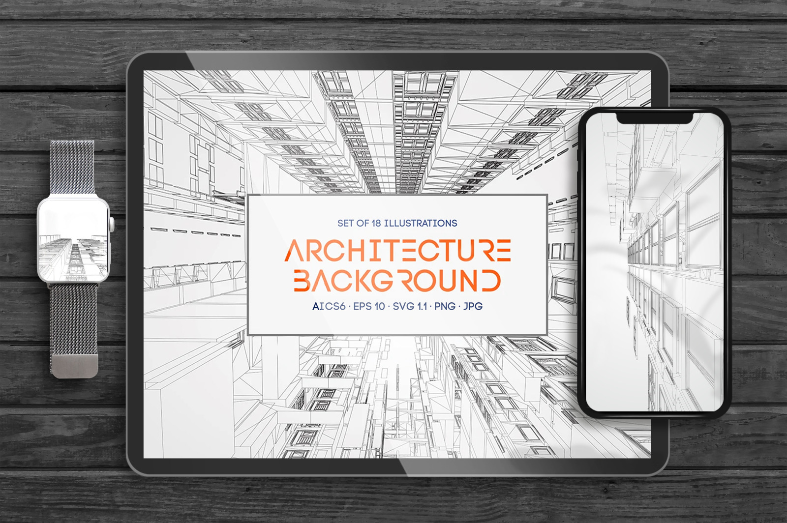 18 Architecture Backgrounds Vector 18 Architecture Backgrounds Vector