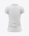 Women's Short Sleeve Polo Shirt Mockup