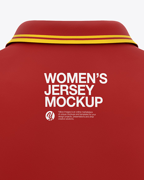 Women's Short Sleeve Polo Shirt Mockup