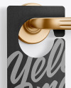 Kraft Door Hanger Mockup