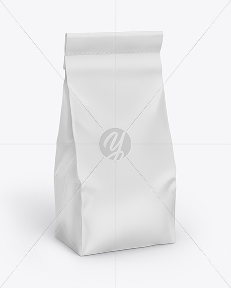 Glossy Food Bag Mockup