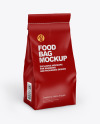 Glossy Food Bag Mockup