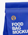 Matte Food Bag Mockup