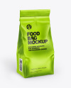 Metallic Food Bag Mockup