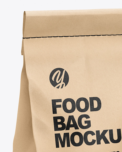 Kraft Paper Food Bag Mockup