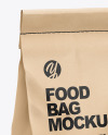 Kraft Paper Food Bag Mockup