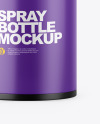 Matte Spray Bottle Mockup