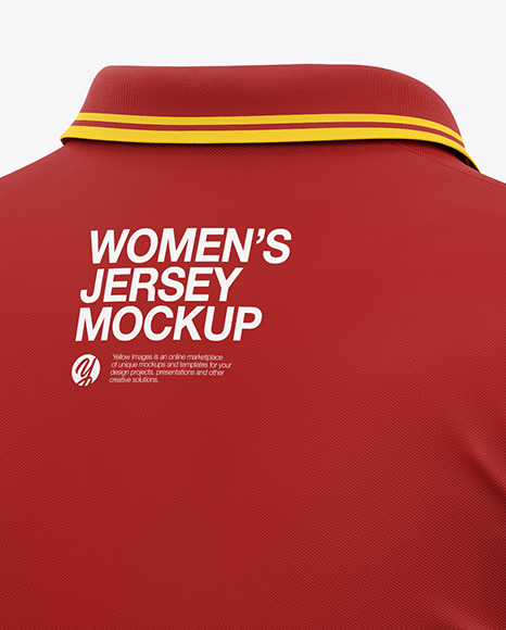 Women's Short Sleeve Polo Shirt Mockup