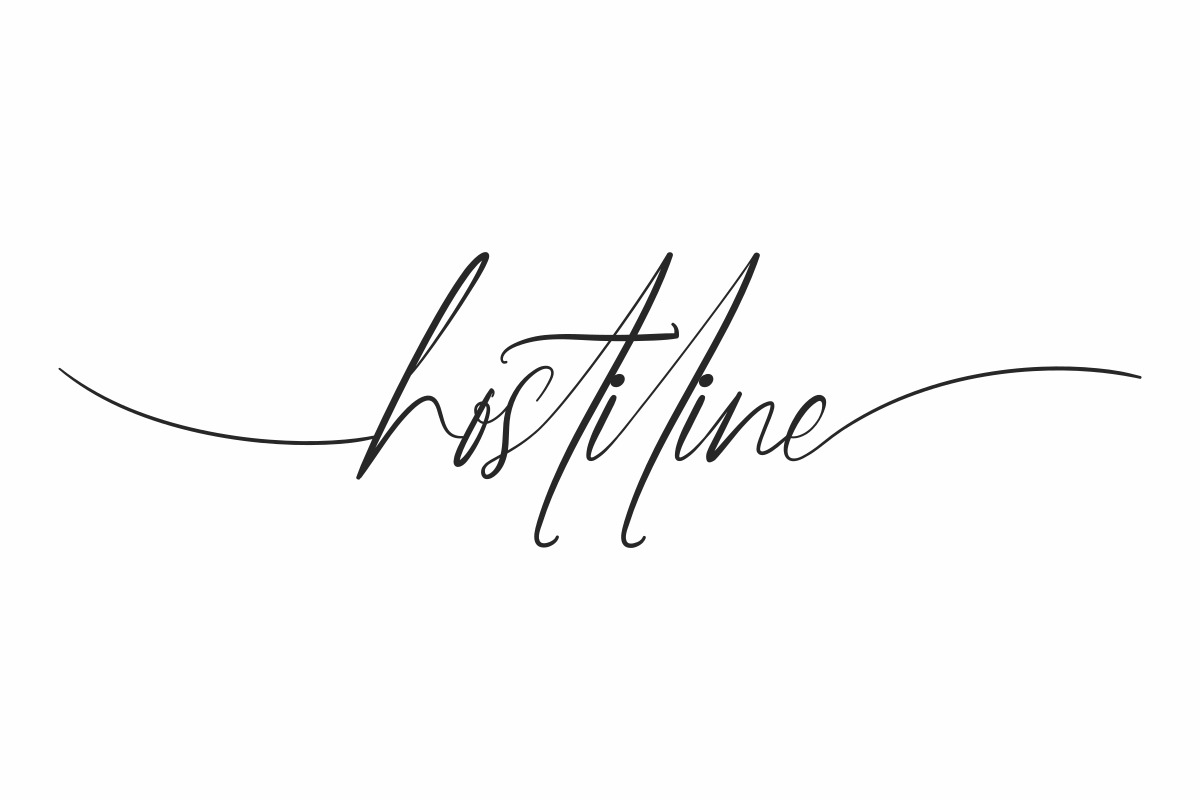 Hostiline Signature Font Hostiline Signature Font