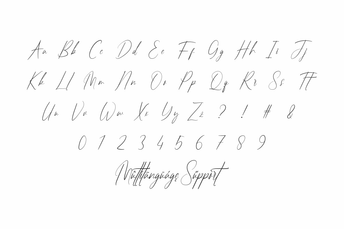 Hostiline Signature Font Hostiline Signature Font