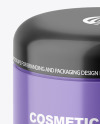 Glossy Plastic Cosmetic Jar Mockup