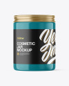 Glossy Cosmetic Jar Mockup