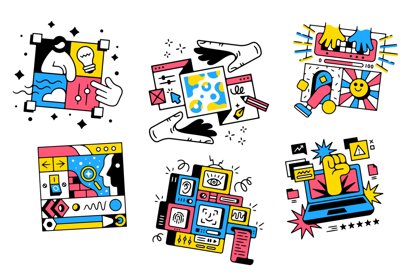 UX/UI Illustrations UX/UI Illustrations