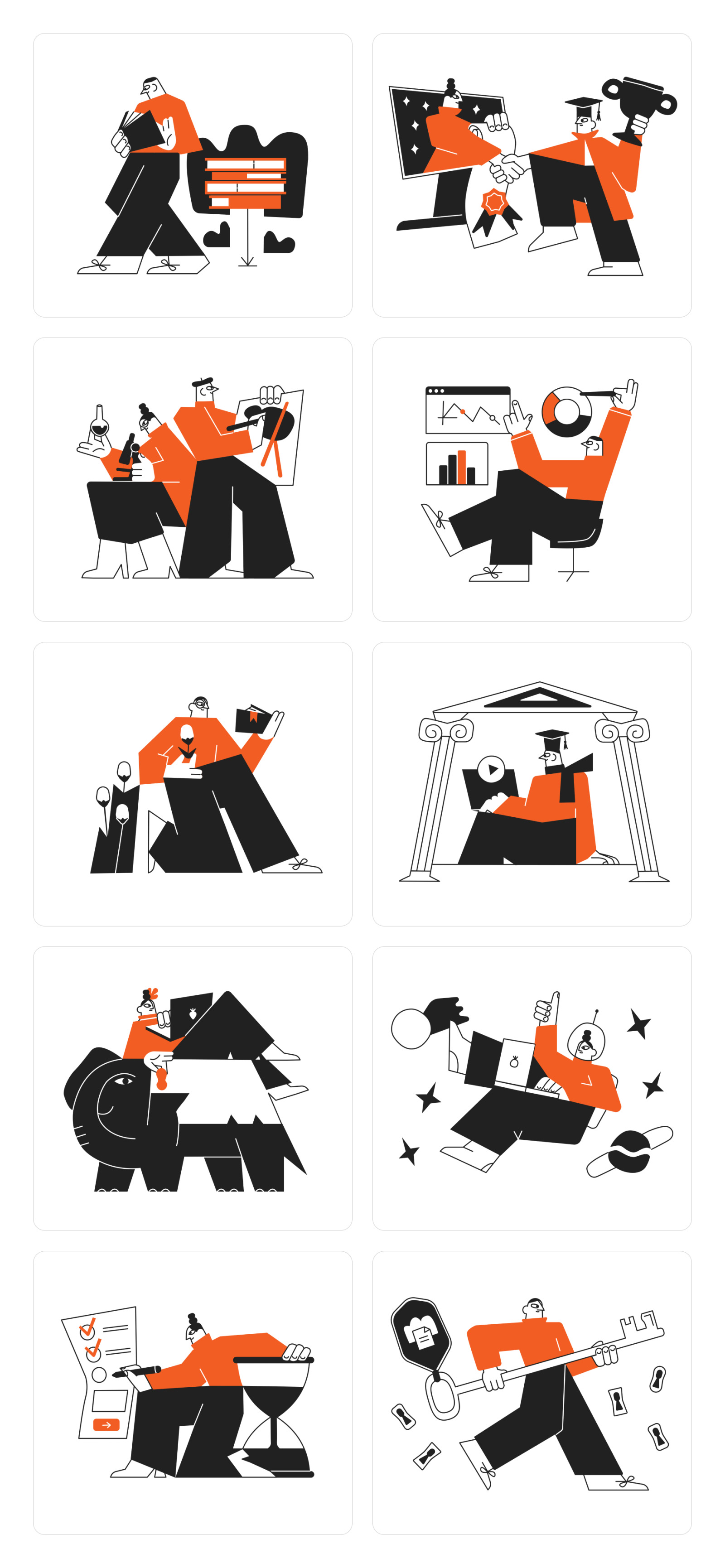 Back to School Illustrations Back to School Illustrations