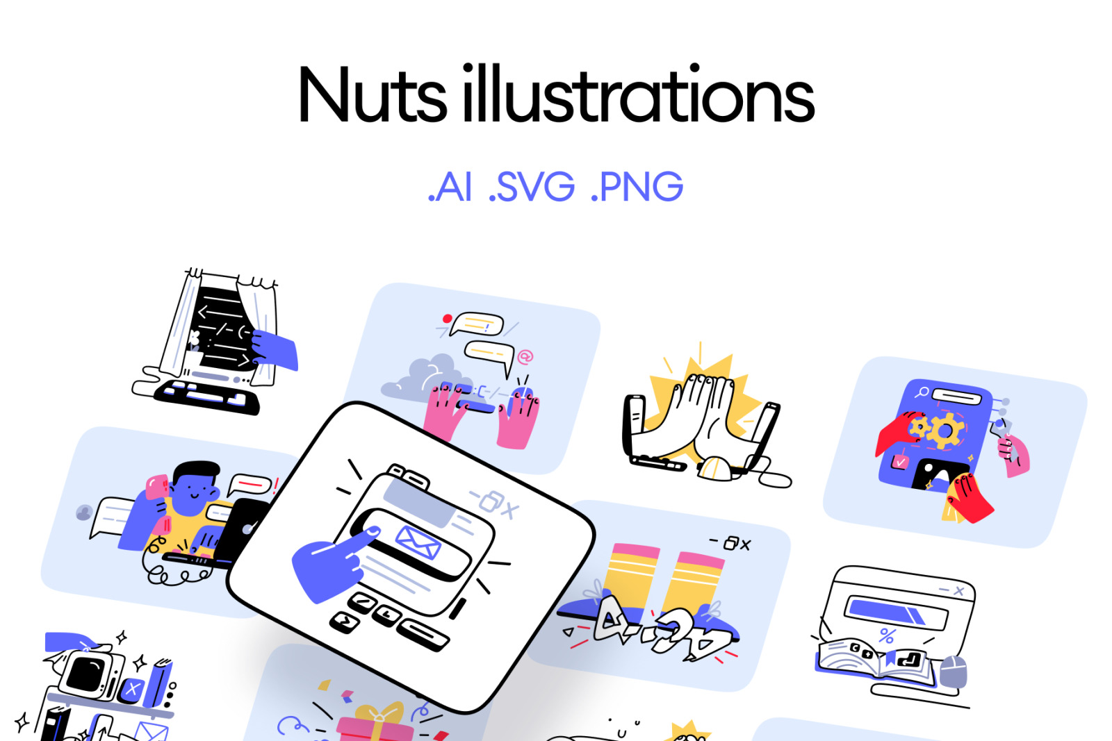 Nuts Illustrations Nuts Illustrations
