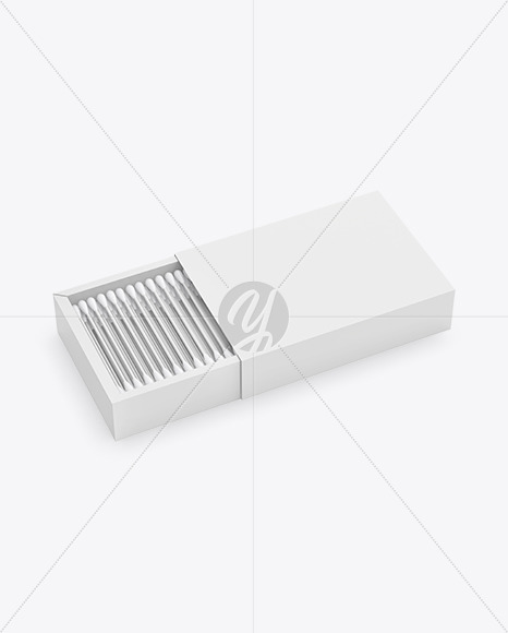 Cotton Buds Box Mockup