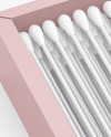 Cotton Buds Box Mockup