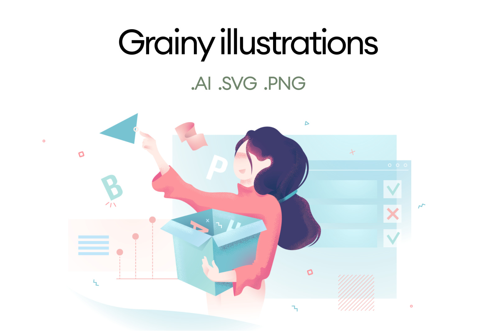 Grainy Illustrations Grainy Illustrations