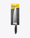 Kitchen Knife with Blister Pack Mockup