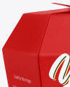 Paper Box w/Fortune Cookies Mockup