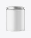 Frosted Cosmetic Jar Mockup