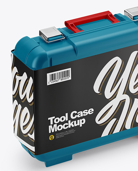 Tool Case Mockup - Half Side View