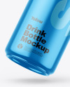 Fly Metallic Drink Bottle Mockup