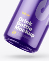 Fly Metallic Drink Bottle Mockup