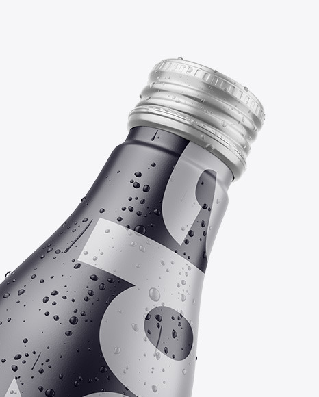 Fly Matte Drink Bottle w/ Drops Mockup