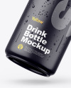 Fly Matte Drink Bottle w/ Drops Mockup