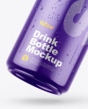 Fly Metallic Drink Bottle w/ Drops Mockup