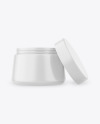 Opened Cosmetic Jar Mockup