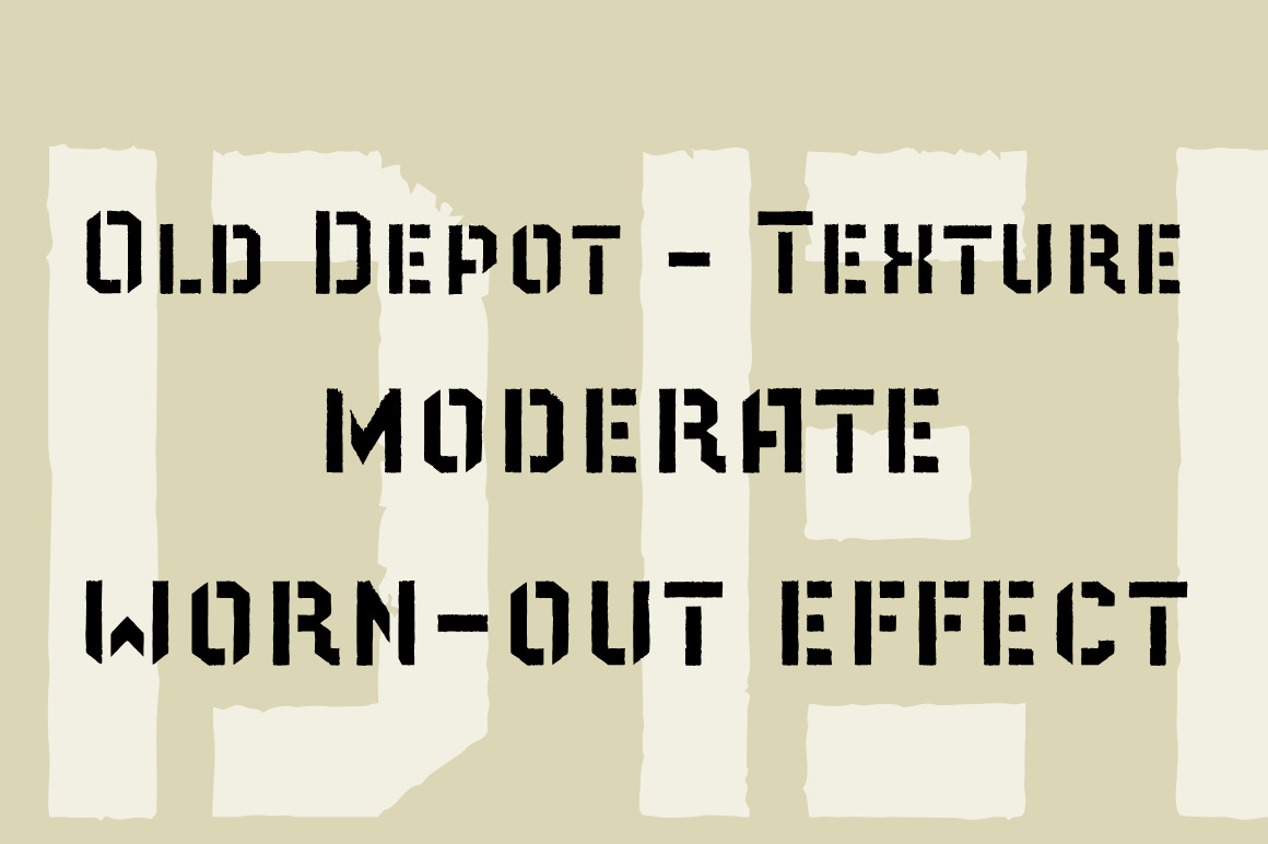 Old Depot Font