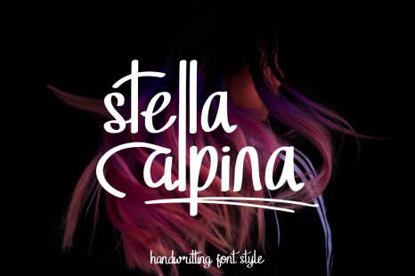 StellaAlpina Font TRIO - Birthday font