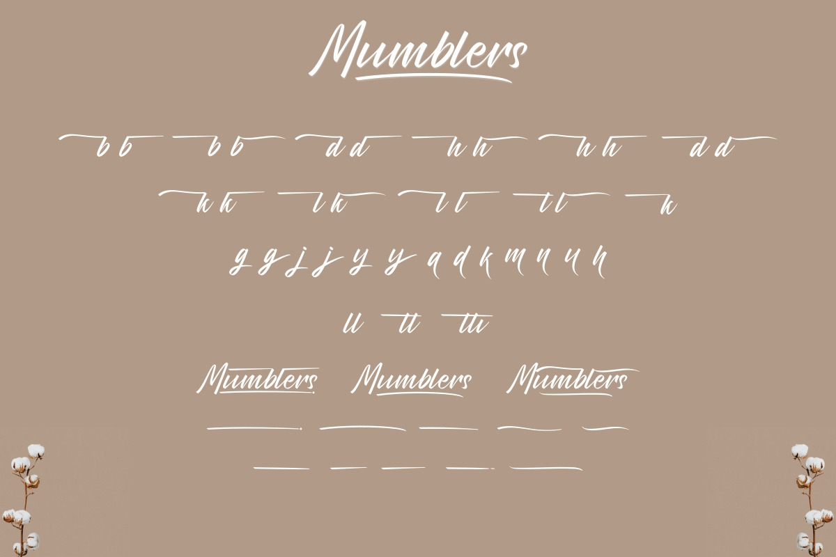 Mumblers Font