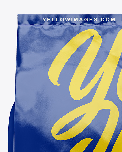 Glossy Paper Flour Bag Mockup