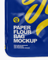 Glossy Paper Flour Bag Mockup