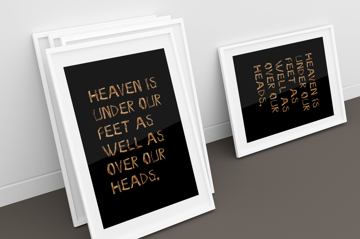 Craft Wood Font Craft Wood Font