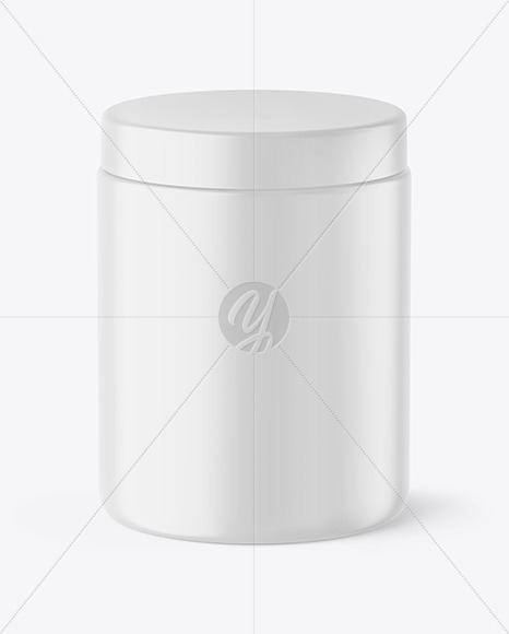 Matte Cosmetic Jar Mockup Matte Cosmetic Jar Mockup