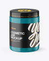 Glossy Cosmetic Jar Mockup