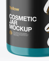 Glossy Cosmetic Jar Mockup